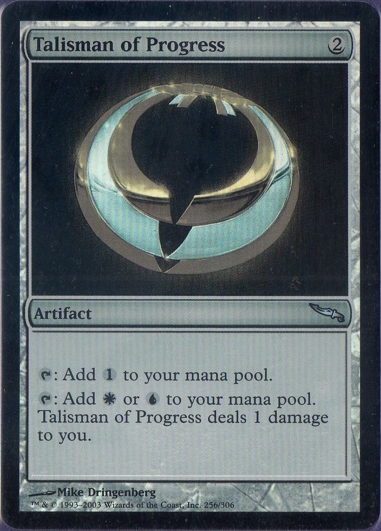 Talisman of Progress zoomed in